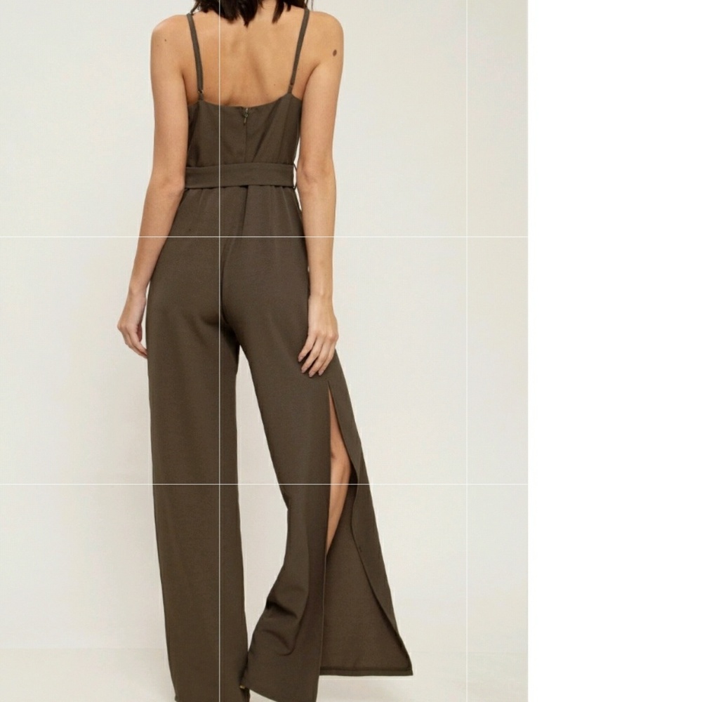 Olivia Olive Jumpsuit - Picture 4 of 13